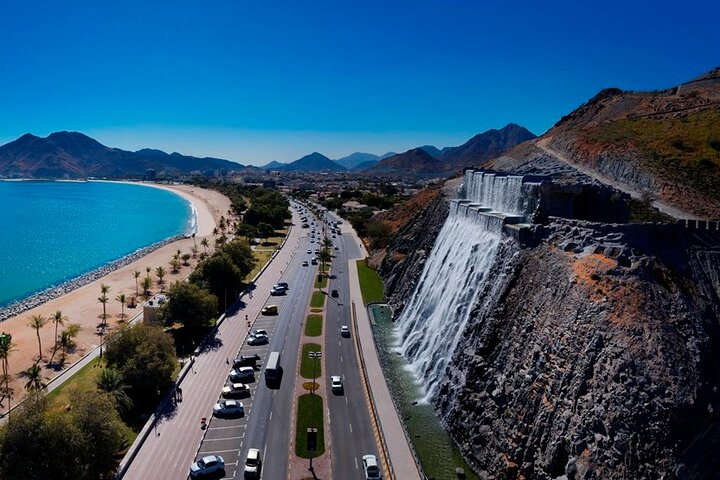 Explore Fujairah's stunning coastline where golden sands meet turquoise waters. Relax by pristine beaches and marvel at the majestic Hajjar Mountains—a perfect escape for nature and culture lovers.